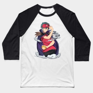 the devil is a part timer - Sadao Maou Baseball T-Shirt